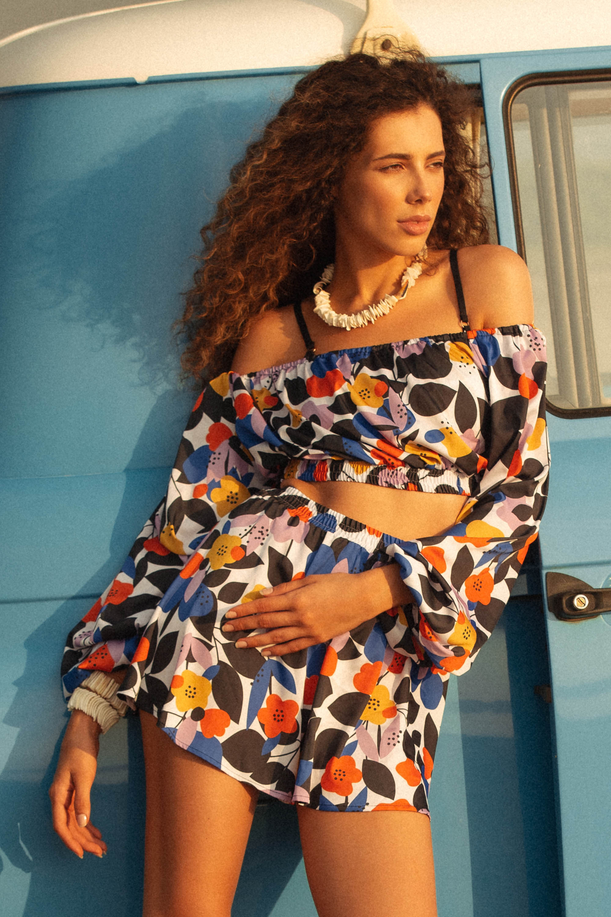 403-730 комплект жіночий (блуза-топ и шорти) Obrana